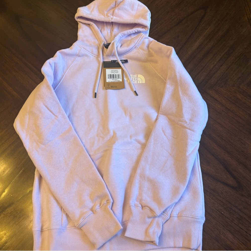 THE NORTH FACE Women's Box NSE Pullover Hoodie Lavender Fog, Small New